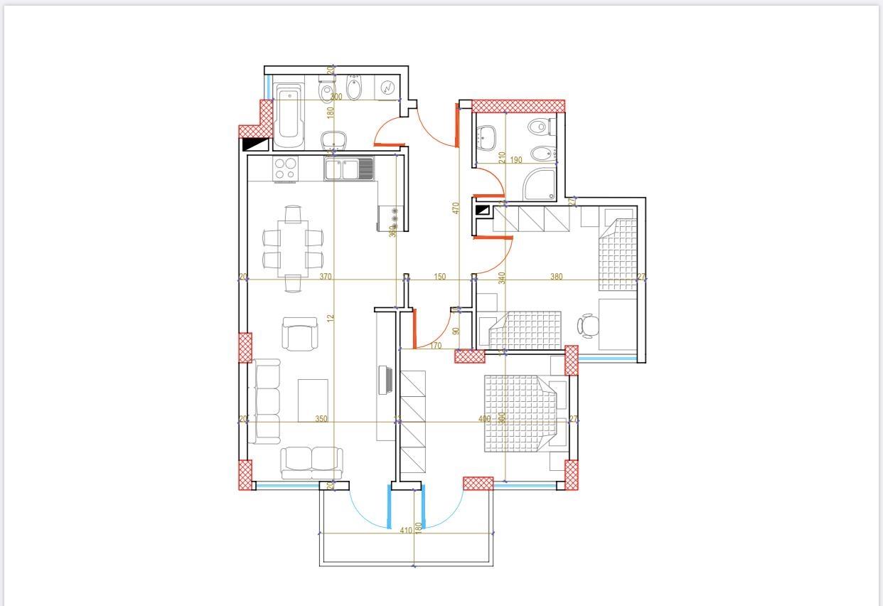 Shitet banesa 3 dhomshe 87.8m2 kati 3 Mati 1